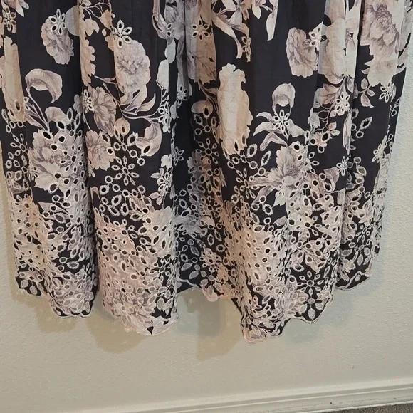 Anthropologie Floral Midi Dress MP - Picture 5 of 11